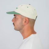 GREEN/BEIGE 2-TONE HAT